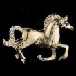 gold horse pin